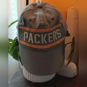 Packers Gray and Gold Cap